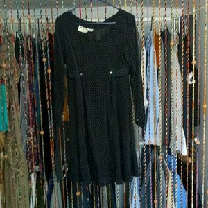 Vintage Black polkadot dress